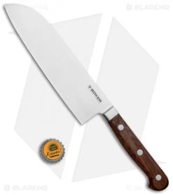 Boker Heritage 7" Santoku Kitchen Knife Walnut Wood -Boker Shop Boker Heritage Bread Knife BHQ 122929 jr bottlecap