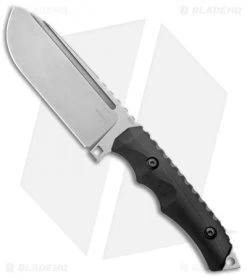 Boker Hermod 2.0 Fixed Blade Knife Black G-10 (4.5" D2 Stonewash )