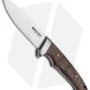 Boker Integral 2.0 Fixed Blade Knife Walnut Wood (4.6" Plain) 122541 -Boker Shop Boker Integral II Walnut Satin BHQ 104124 jr