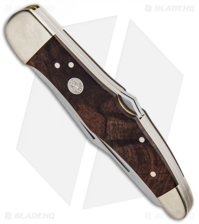 Boker Jager Gold Duo Lock Back Folding Knife Walnut Wood (4" Satin) 114025 4 Boker Jager Gold Duo Lock Back Folding Knife Walnut Wood (4" Satin) 114025 - Image 2