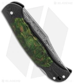 Boker Junior Scout Lightweight Damascus Green Curly Birch (2.75" Damascus) 8 Boker Junior Scout Lightweight Damascus Green Curly Birch (2.75" Damascus) -Boker Shop Boker Junior Scout Lightweight Green Curly Birch Damascus 118119DAM BHQ 121065 jr side