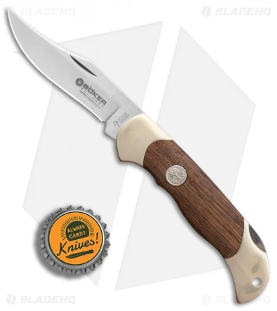 Boker Junior Scout Lockback Knife Rosewood (2.6" Satin) 111930 6 Boker Junior Scout Lockback Knife Rosewood (2.6" Satin) 111930 - Image 4