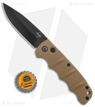 Boker Kalashnikov Drop Point Automatic Knife Coyote Brown (3.25" Black D2) 6 Boker Kalashnikov Drop Point Automatic Knife Coyote Brown (3.25" Black D2) - Image 4