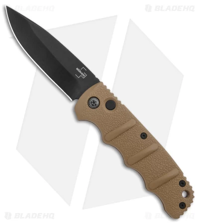 Boker Kalashnikov Drop Point Automatic Knife Coyote Brown (3.25" Black D2) 3 Boker Kalashnikov Drop Point Automatic Knife Coyote Brown (3.25" Black D2)