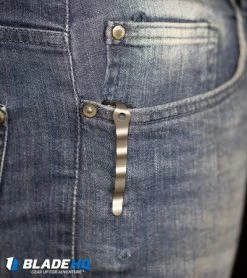 Boker Kalashnikov Dagger Automatic Knife Blade HQ Blue (3.25" Smokewash D2) -Boker Shop Boker Kalashnikov Automatic Knife Black Bead Blast KALS74 BHQ 0103 kp in pocket web 6