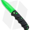 Boker Green Mamba Kalashnikov Dagger Automatic Knife (3.25" Electric Green D2) -Boker Shop Boker Kalashnikov Black Widow Green jr