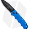 Boker Kalashnikov Dagger Automatic Knife Blade HQ Blue (3.25" Smokewash D2) -Boker Shop Boker Kalashnikov Dagger Auto Blue Black 01KALS32N BHQ 75530 jr 2