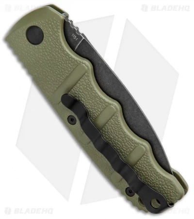 Boker Kalashnikov Dagger Automatic Knife OD Green (3.25" Smokewash D2) 5 Boker Kalashnikov Dagger Automatic Knife OD Green (3.25" Smokewash D2) - Image 3