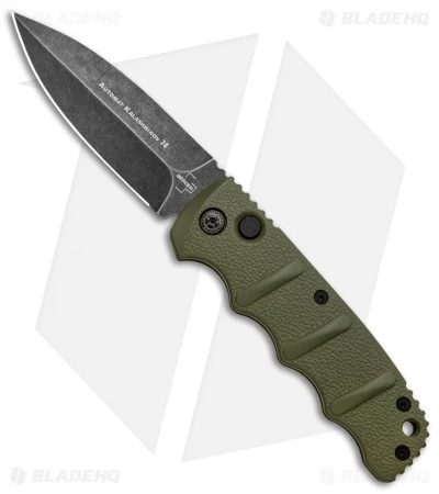 Boker Kalashnikov Dagger Automatic Knife OD Green (3.25" Smokewash D2) 3 Boker Kalashnikov Dagger Automatic Knife OD Green (3.25" Smokewash D2)