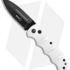 Boker Kalashnikov Dagger Automatic Knife Imperial White (3.25" Black D2) -Boker Shop Boker Kalashnikov Dagger Auto White Black 01KALS34N BHQ 75529 jr 3