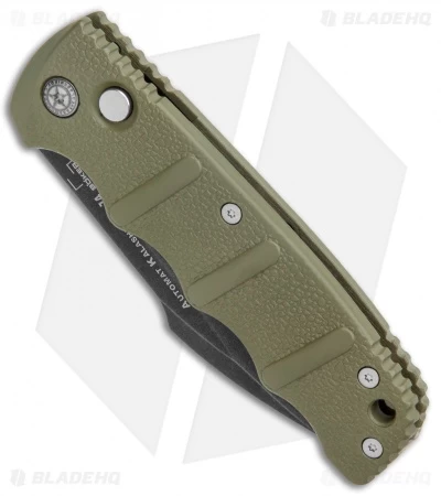 Boker Kalashnikov Harpoon Automatic Knife OD Green (3.25" Smokewash D2) 4 Boker Kalashnikov Harpoon Automatic Knife OD Green (3.25" Smokewash D2) - Image 2