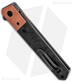Boker Kwaiken Flipper Knife Marble Carbon Fiber/Copper (3.5" Smokewash) 9 Boker Kwaiken Flipper Knife Marble Carbon Fiber/Copper (3.5" Smokewash) -Boker Shop Boker Kwaiken Flipper Marble CF Copper SW 01BO273SOI BHQ 77842 jr side