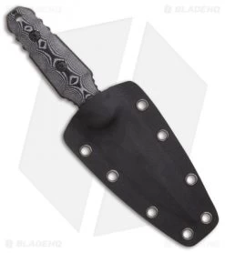 Boker Magnum Lil' Grave Digger Fixed Blade Knife Micarta (3.7" Black SW) 02SC518 -Boker Shop Boker Lil Grave Digger Micarta Black SW BHQ 86604 er sheath