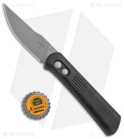 Boker Lundquist Alluvial Automatic Knife Black (3" Satin) 9 Boker Lundquist Alluvial Automatic Knife Black (3" Satin) -Boker Shop Boker Lundquist Alluvial Auto Black Aluminum BB BHQ 125067 jr bottlecap