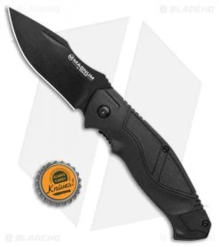 Boker Magnum Magnum Advance Pro 42 Liner Lock Knife Black (3.125" Black) -Boker Shop Boker Magnum Advance Pro 42 LL Black Black 01RY306 BHQ 98580 jr bottlecap