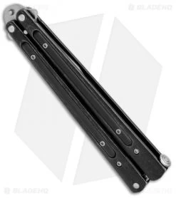 Boker Magnum Balisong Trainer Black G-10 (4.1" Satin) 01SC406SOI -Boker Shop Boker Magnum Balisong Trainer Black G 10 01SC406SOI BHQ 99644 jr side
