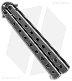 Boker Magnum Balisong Trainer Butterfly Knife (3.75" Black SW) 01MB612 8 Boker Magnum Balisong Trainer Butterfly Knife (3.75" Black SW) 01MB612 -Boker Shop Boker Magnum Balisong Trainer Butterfly Black SW 01MB612 BHQ 82504 jr side