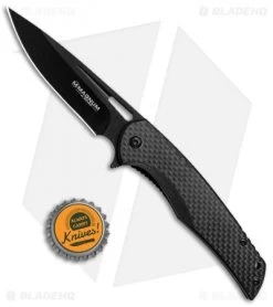 Boker Magnum Black Carbon Liner Lock Knife CF/G-10 (3.5" Black) 01RY703 -Boker Shop Boker Magnum Black CF LL CF G 10 Black 01RY703 BHQ 82505 jr bottlecap