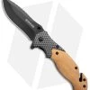 Boker Magnum Blomkvist Liner Lock Knife Olive Wood (3.3" Black) 01MB736 -Boker Shop Boker Magnum Blomkvist Olive 01MB736 BHQ 136273 jr