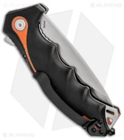 Boker Magnum Chainsaw Attendant Liner Lock Knife (3.6" Satin) 01RY294 -Boker Shop Boker Magnum Chainsaw Attendant LL Satin 01RY294 BHQ 90328 jr side