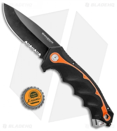 Boker Magnum Chainsaw Attendant Lock Knife (3.5" Black) 01RY293 6 Boker Magnum Chainsaw Attendant Lock Knife (3.5" Black) 01RY293 - Image 4