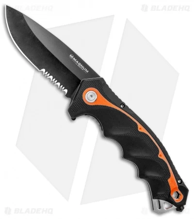 Boker Magnum Chainsaw Attendant Lock Knife (3.5" Black) 01RY293 3 Boker Magnum Chainsaw Attendant Lock Knife (3.5" Black) 01RY293