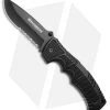 Boker Magnum Charlie Lockback Knife (3.75" Black Serr) 01MB712 -Boker Shop Boker Magnum Charlie LB Black Serr 01MB712 BHQ 71473 jr