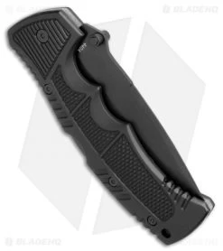 Boker Magnum Charlie Lockback Knife (3.75" Black Serr) 01MB712 -Boker Shop Boker Magnum Charlie LB Black Serr 01MB712 BHQ 71473 jr side