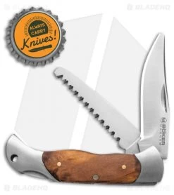 Boker Magnum Classic Hunter Slim Kids Lockback Knife (2.6" Satin) 01MB135 -Boker Shop Boker Magnum Classic Hunter Slim Kids 01MB135 BHQ 136274 td size