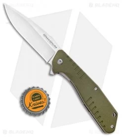 Boker Magnum Coccodrillo Vero Liner Lock Knife OD Green G10 (3.125" Satin) 9 Boker Magnum Coccodrillo Vero Liner Lock Knife OD Green G10 (3.125" Satin) -Boker Shop Boker Magnum Coccodrillo Vero LL OD Green G 10 Satin 01MB725 BHQ 98578 jr bottlecap