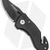 Boker Magnum Compact Rescue Liner Lock Knife (2.375" Black) 01MB456 -Boker Shop Boker Magnum Compact Rescue LL Black BHQ 40385 jr