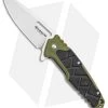 Boker Magnum Enok Frame Lock Knife Black/OD Green FRP (2.6" Satin) 01MB232 -Boker Shop Boker Magnum Enok FL Black OD Green FRP Satin 01MB232 BHQ 118400 jr