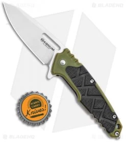 Boker Magnum Enok Frame Lock Knife Black/OD Green FRP (2.6" Satin) 01MB232 9 Boker Magnum Enok Frame Lock Knife Black/OD Green FRP (2.6" Satin) 01MB232 -Boker Shop Boker Magnum Enok FL Black OD Green FRP Satin 01MB232 BHQ 118400 jr bottlecap