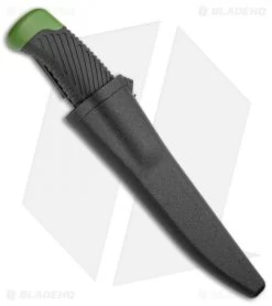 Boker Magnum Falun Fixed Blade Knife Green Synthetic (3.9" Satin) 02RY103 -Boker Shop Boker Magnum Falun fixed Blade Green Synthetic Satin 02RY103 BHQ 125065 jr sheath