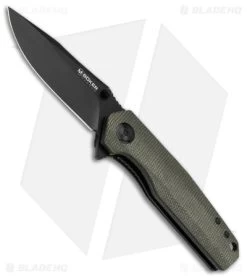 Boker Magnum Field Flipper Liner Lock Knife Micarta Green (2.9" Black) 01SC006