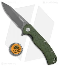 Boker Magnum Foxtrot Sierra Frame Lock Knife Green G-10 (3.3" Gray) 01MB705 9 Boker Magnum Foxtrot Sierra Frame Lock Knife Green G-10 (3.3" Gray) 01MB705 -Boker Shop Boker Magnum Foxtrot Sierra FL Green G 10 Gray 01MB705 BHQ 71470 jr bottlecap
