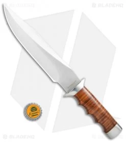 Boker Magnum Giant Bowie Fixed Blade Knife (8.125" Satin Plain) 02MB565 -Boker Shop Boker Magnum Giant Bowie satin plain 02MB565 BHQ 13741 jr bottlecap