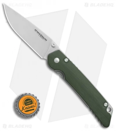 Boker Magnum Hope Liner Lock Knife Green G-10 (3.625" Satin) 01SC949 6 Boker Magnum Hope Liner Lock Knife Green G-10 (3.625" Satin) 01SC949 - Image 4