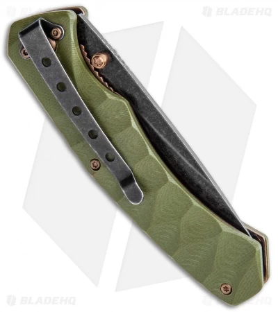 Boker Magnum Iguanodon Liner Lock Knife OD Green G-10 (3.3" Black SW) 01SC072 5 Boker Magnum Iguanodon Liner Lock Knife OD Green G-10 (3.3" Black SW) 01SC072 - Image 3