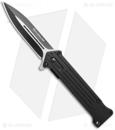 Boker Magnum Intricate Compact Spring Assisted Knife (3.5" Black) 01LL322 3 Boker Magnum Intricate Compact Spring Assisted Knife (3.5" Black) 01LL322