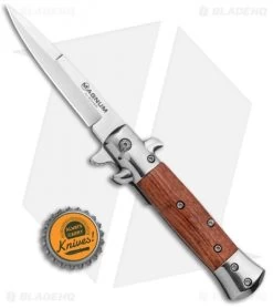 Boker Magnum Italian Classic Small Spring Assist Knife Rosewood (3.3" Polish) 9 Boker Magnum Italian Classic Small Spring Assist Knife Rosewood (3.3" Polish) -Boker Shop Boker Magnum Italian Classic Small SA Rosewood Polish 01LL110 BHQ 125062 jr bottlecap