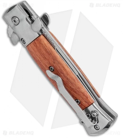 Boker Magnum Italian Classic Small Spring Assist Knife Rosewood (3.3" Polish) 5 Boker Magnum Italian Classic Small Spring Assist Knife Rosewood (3.3" Polish) - Image 3