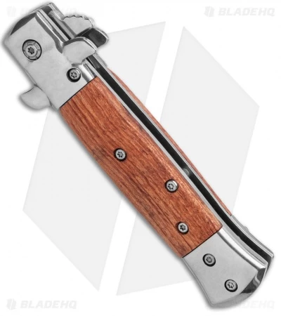 Boker Magnum Italian Classic Small Spring Assist Knife Rosewood (3.3" Polish) 4 Boker Magnum Italian Classic Small Spring Assist Knife Rosewood (3.3" Polish) - Image 2