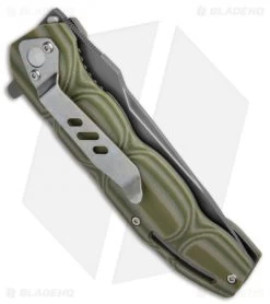 Boker Magnum Leader Liner Lock Knife OD Green G-10 (3.75" Gray) 01MB702 8 Boker Magnum Leader Liner Lock Knife OD Green G-10 (3.75" Gray) 01MB702 -Boker Shop Boker Magnum Leader LL OD Green G 10 01MB702 BHQ 71471 jr side