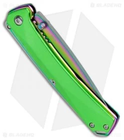 Boker Magnum Matte Rainbow Folding Knife (3.25" Spectrum) 01MB730 -Boker Shop Boker Magnum Matte Rainbow Spectrum 01MB730 BHQ 101888 jr side