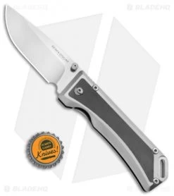 Boker Magnum Metal Frame Lock Knife Gray G-10 (3.4" Satin) 01MB704 -Boker Shop Boker Magnum Metal FL Gray G 10 Satin 01MB704 BHQ 71469 jr bottlecap 2