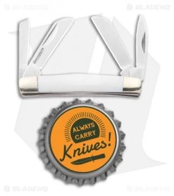 Boker Magnum Micro Pearl Congress Traditional Pocket Knife 1.5" Mother Of Pearl -Boker Shop Boker Magnum Micro Pearl Congress Pocket Knife Mother Of Pearl BHQ 83951 jr bottlecap