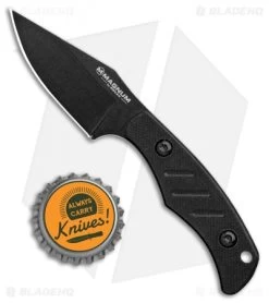 Boker Magnum Nano Neck Bowie Knife (2.25" Black) 02MB202 -Boker Shop Boker Magnum Nano Neck Bowie Black 02MB202 BHQ 101885 jr bottlecap