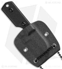 Boker Magnum Neck Santoku Fixed Blade Knife (1.625" Black) 02MB203 8 Boker Magnum Neck Santoku Fixed Blade Knife (1.625" Black) 02MB203 -Boker Shop Boker Magnum Neck Santoku Black 02MB203 BHQ 102499 jr sheath