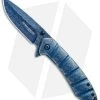 Boker Magnum Raindrop Folder Liner Lock Knife (2.75" Blue) 01RY825